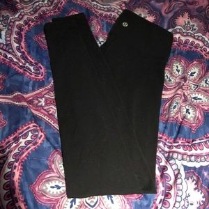 Lululemon black leggings/tights Size 2